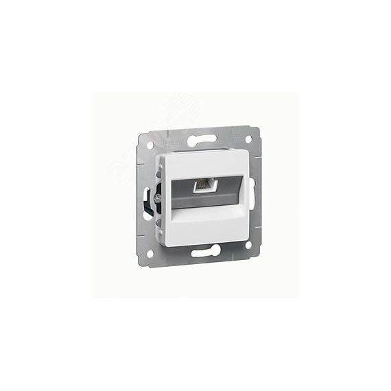 CARIVA Розетка телефонная RJ11х1 в рамку белая LEGRAND 773638