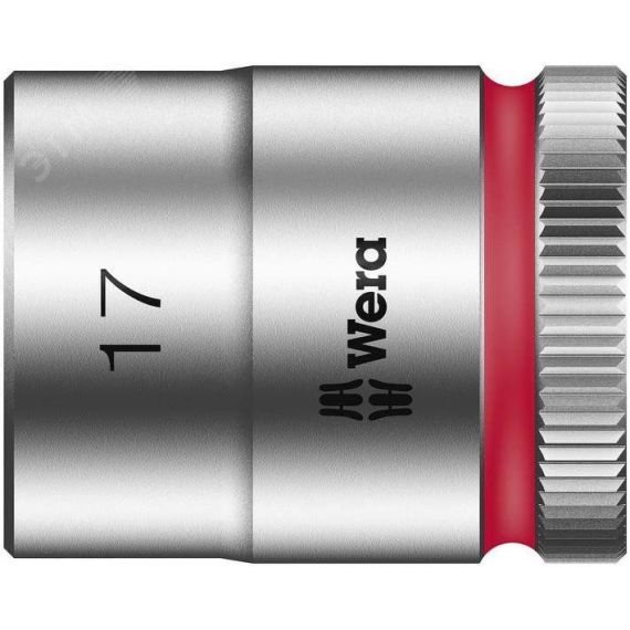 Головка торцевая шестигранная 8790 HMB Zyklop DR 3/8 17 x 30 мм WERA WE-003562
