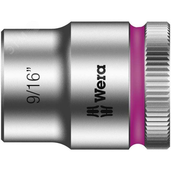 Головка торцевая шестигранная 8790 HMB Zyklop DR 3/8 9/16 x 29 мм WERA WE-003575