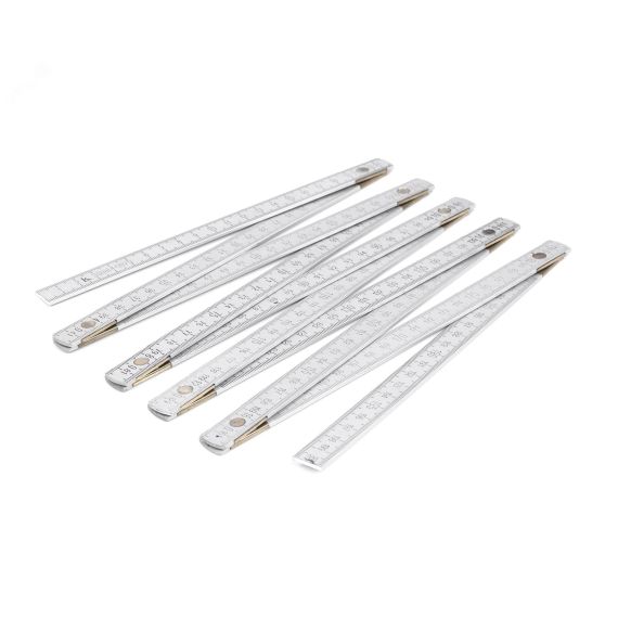 Метр складной 2м (алюминиевый) Калиброн 116534