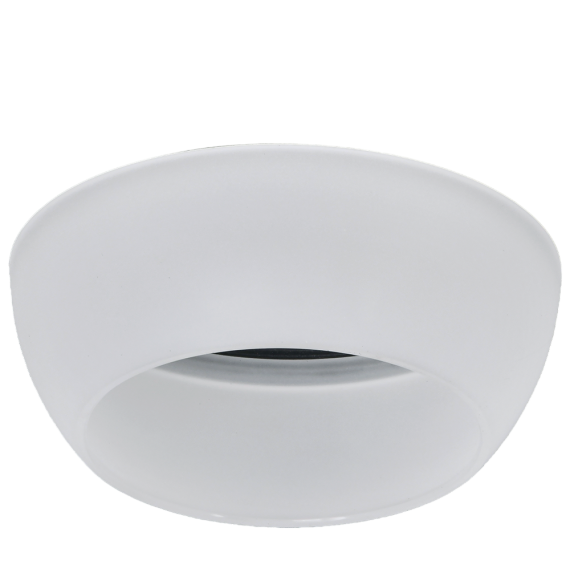 Объёмная акриловая вставка даёт большую площадь освещения