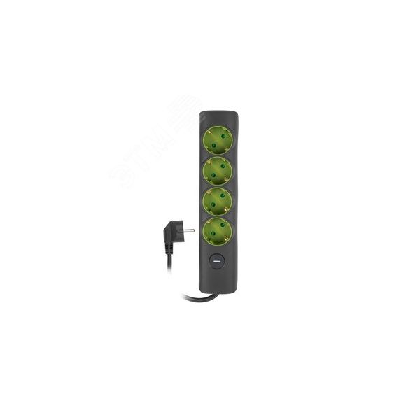 Удлинитель ET-04-300G (4 x 3,0) заземл., выкл. JAZZway JazzWay 5051874