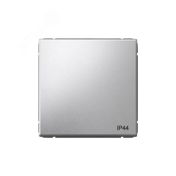ARTGALLERY 1-клавишный переключатель IP44, 10АХ, механизм, алюминий SE (Systeme) GAL440361