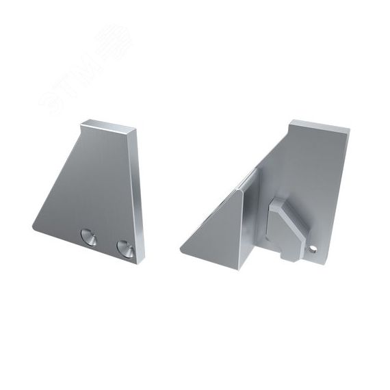 Заглушка для ALM-GLASS-6 с опорой правая глухая (ARL, Металл) Arlight 026731