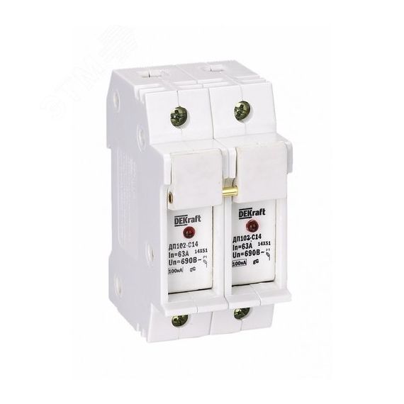 Вставка-держатель ДП-102-2P С14 SE (Dekraft) 21387DEK