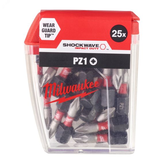 Насадка SHOCKWAVE PZ1 25 мм (25шт) Milwaukee 4932430861