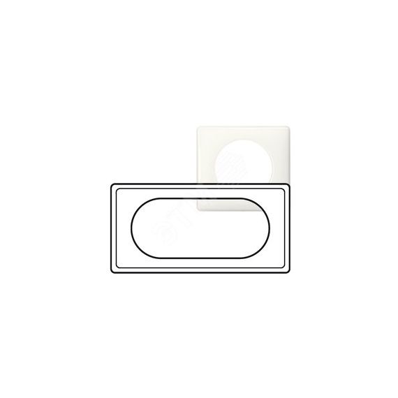 Рамка, 4/5 модулей, белый глянец LEGRAND 066635