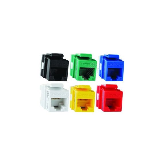 Модуль розеточный категории 5e UTP 1хRJ45 Eurolan 16B-U5-67BL
