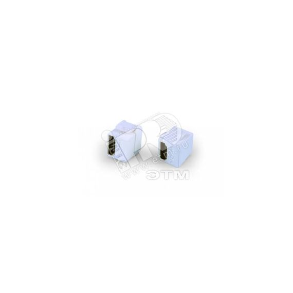 Вставка Keystone Jack проходной адаптер HDMI тип A short body 18.2мм ROHS белая Hyperline 247089