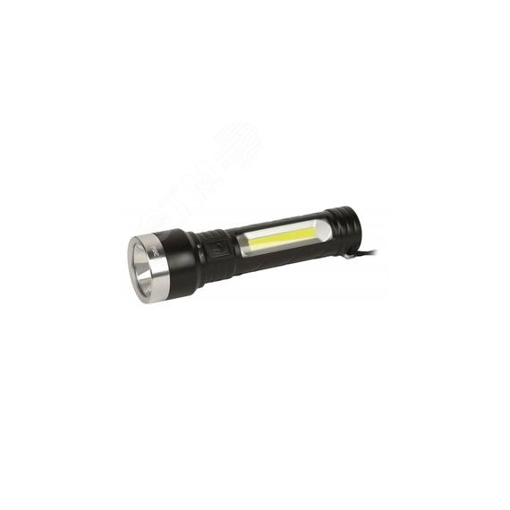 Фонарь светодиодный UA-501 универсальный, аккумуляторный, COB+LED, 5 Вт, резина ЭРА Б0052743