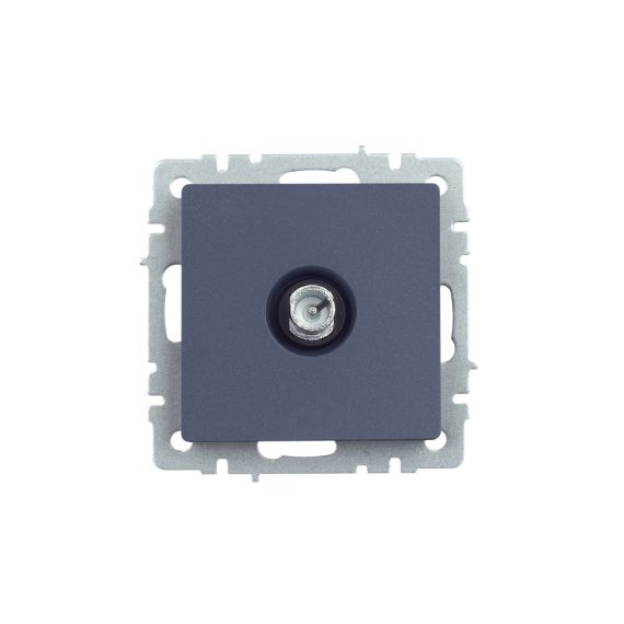 BRITE Розетка TV проходная РТВ10-0-БрМ маренго IEK