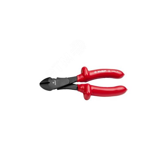 Бокорезы ''ЭЛЕКТРИК'' усиленные, диэлектрические, высоковольтные до ~1000В, маслобензостойкая рукоятка, 170мм, Мастер 2214-6-17 ЗУБР 2214-6-17_z02