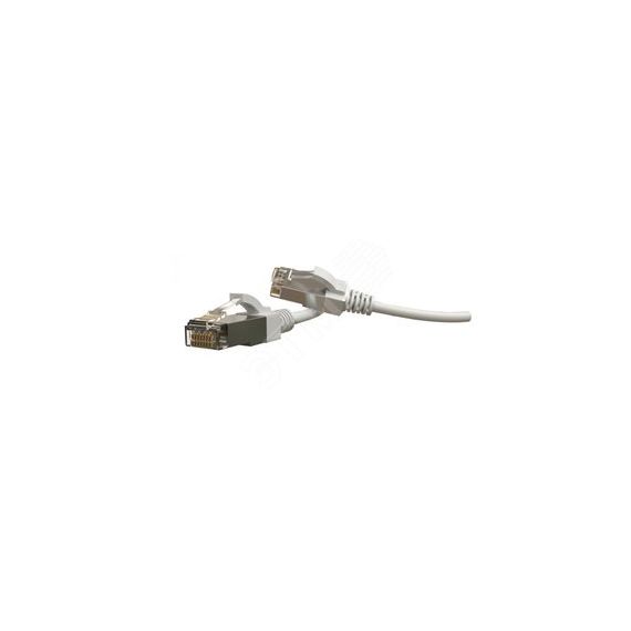 Патч-корд PC-LPT-SFTP-RJ45-RJ45-C6-1M-LSZH-WH Белый Hyperline 445765