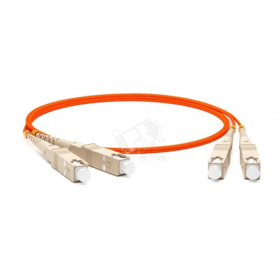 Патч-корд волоконно-оптический (шнур) мм 50/125 SC-SC 2мм duplex LSZH (2м) Hyperline 239440