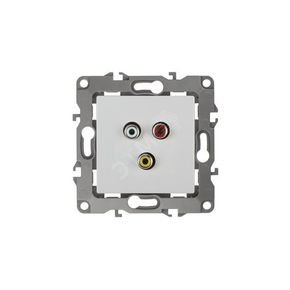 Розетка RCA, Эра12, белый, 12-3113-01 ЭРА Б0027471