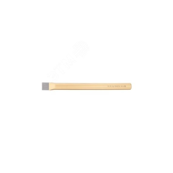 Зубило плоское DIN 6453, ширина резца 18 мм, (17 x 11) x 150 мм, плоско-овальный профиль, полировка Rennsteig RE-3101500