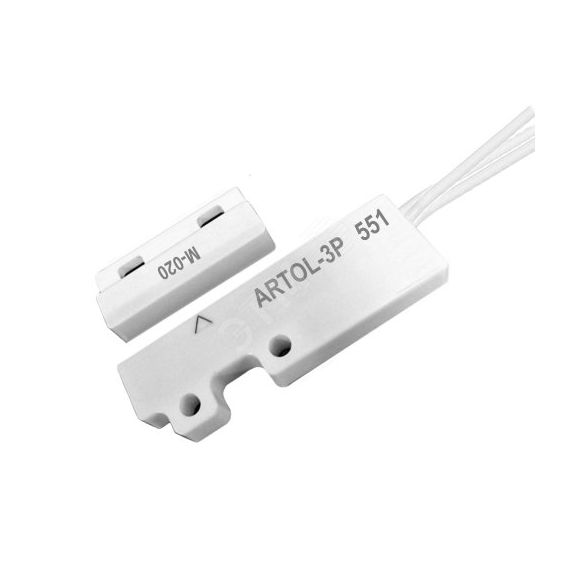 Датчик положения магнитогерконовый ARTOL-3Р 551   датчик + магнит М-020 АТФЕ.425119.072 ТУ белый Магнито-контакт 00-00001642