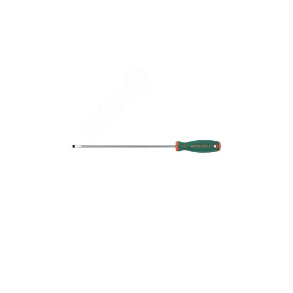 Отвертка стержневая шлицевая ANTI-SLIP GRIP, SL8.0х300 мм Jonnesway D71S8300