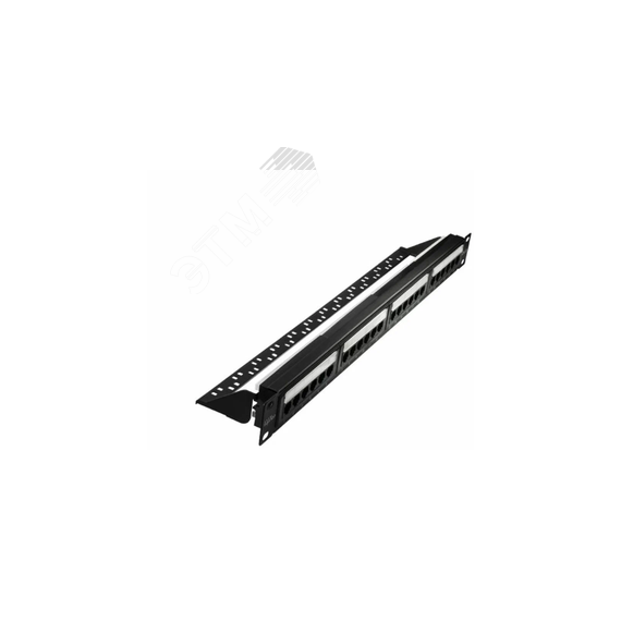 Патч-панель модульная для Keystone Jack 19'. под 24 модуля. UTP. 1U СУПР 10-0401