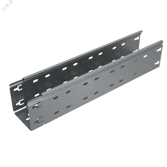 Лоток перф. 100х100х0,8 L2500 мм Быстрый монтаж ПЛЮС КМ-профиль PL8878