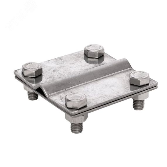 Зажим заземлитель 20 - полоса 50 (пластина 70*80мм) Ni PROxima EKF lp-57080-ni