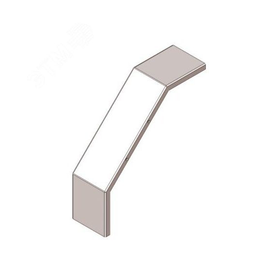 Крышка лотка замкового КЛСЗ 100х65-90 УТ1,5 для поворота трассы вниз на 90,горячее цинкование(толщина покрытия 40 -120мкм), S1,0 Завод ЭМИ Курган П0000000920