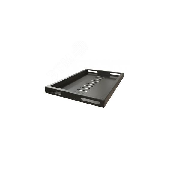Полка для 10' шкафов TDC/TDB 272 x 180 мм уст. размер 254 мм цвет черный (RAL 9005) Hyperline SSH3-180-RAL9005