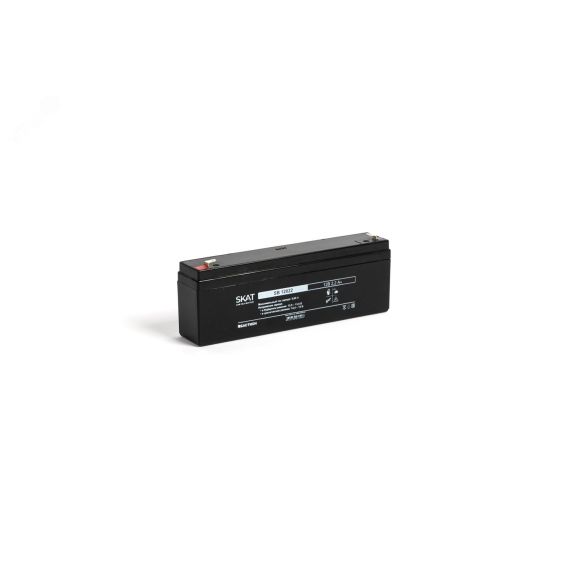 Аккумулятор SKAT SB 12022 свинцово-кислотный тип AGM 12V 2,2Ач Iзар.0,66 А, ножевые клеммы Бастион 2539