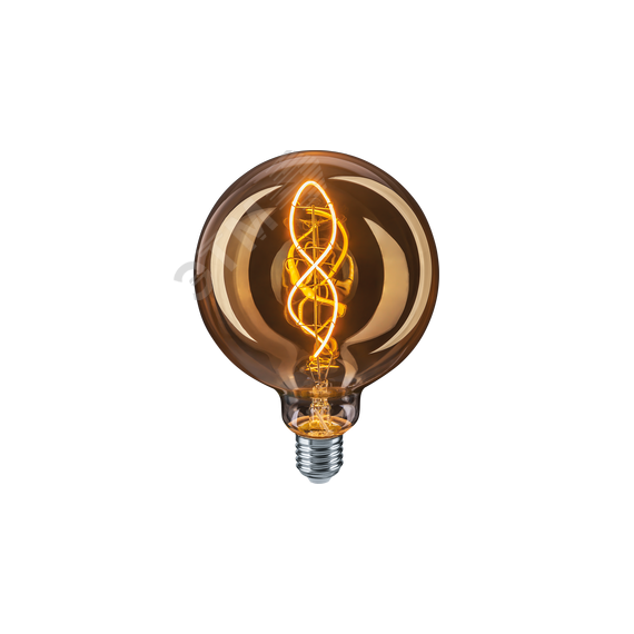 Лампа светодиодная LED 4вт E27 теплый G125 ретро FILAMENT Navigator Group 14500