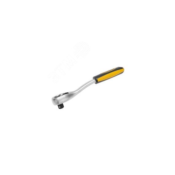 Ключ-трещотка для торцовых головок 1/2, СrV, 72 зубца Kranz KR-12-8401