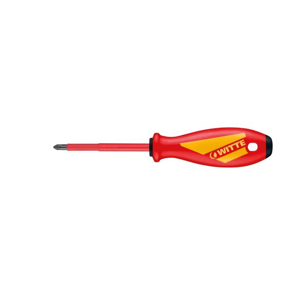 Отвертка диэлектрическая MAXX VDE крестовая PH2 x 6.0 x 100 мм WITTE 537122016