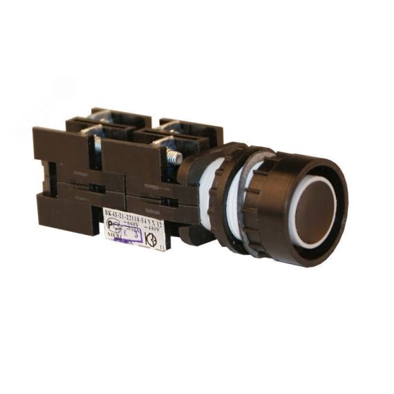 Выключатель кнопочный ВК 43-21-21110-54 УХЛ2 черный КЗЭА г.Кашин 180211100ВЧ000000000