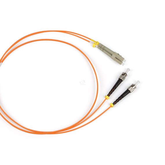 Патч-корд волоконно-оптический (шнур) мм 62.5/125 ST-LC duple* LSZH 1 м Hyperline 28281