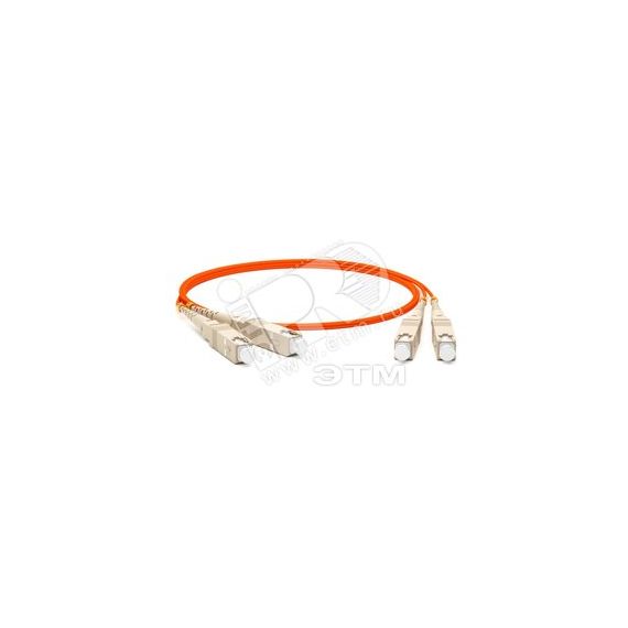 Патч-корд волоконно-оптический (шнур) мм 50/125 SC-SC 2мм duplex LSZH (1м) Hyperline 239441