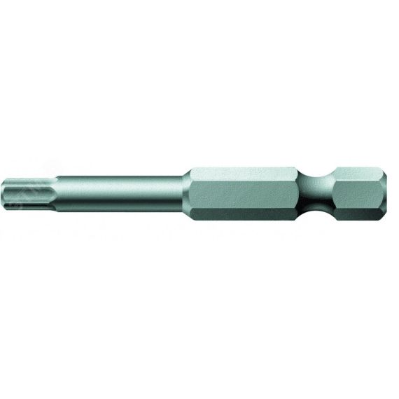 Бита под внутренний шестигригранник 840/4 Z Hex-Plus вязкая твердость хвостовик 1/4 E 6.3 1/4 x 50 мм WERA WE-135099