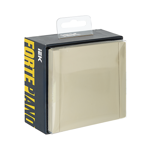 FORTE&PIANO Выключатель 1-клавишный перекрестный 10А FP412 ваниль IEK