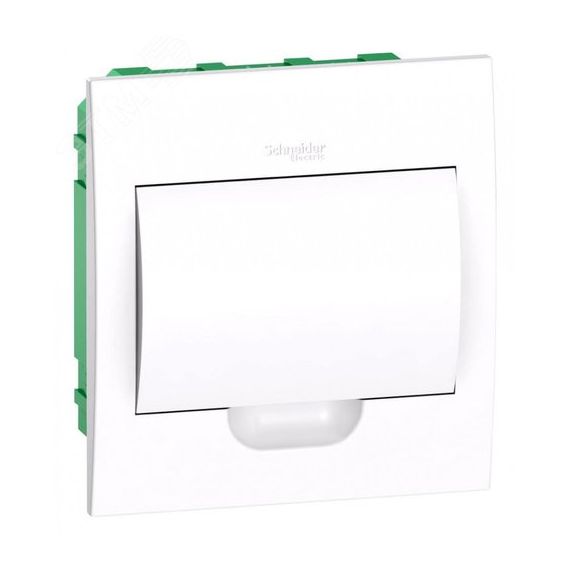 Щит распределительный встраиваемый белый City9 (ЩРв-П-8) дверь белая на 8 модулей IP40 SE (Systeme) EZ9E108P2FRU