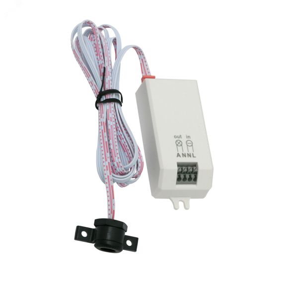 Датчик движения USN-R29A 800W/30R WHITE ИК. 8cм. белый. Uniel UL-00011174