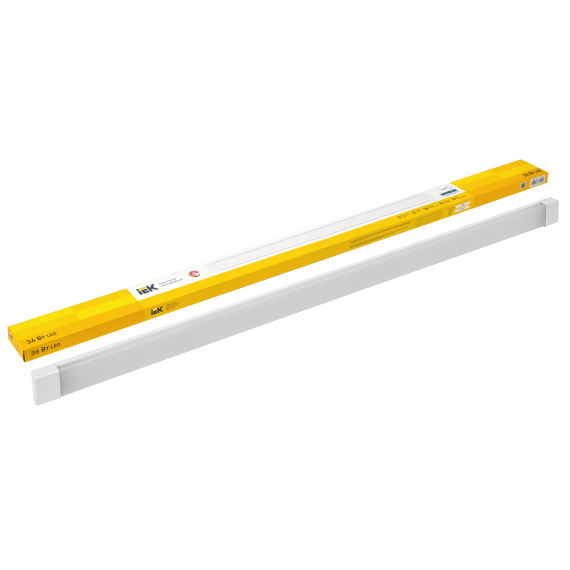 Светильник светодиодный линейный ДБО 4002 36Вт 4000К IP20 1200мм опал IEK