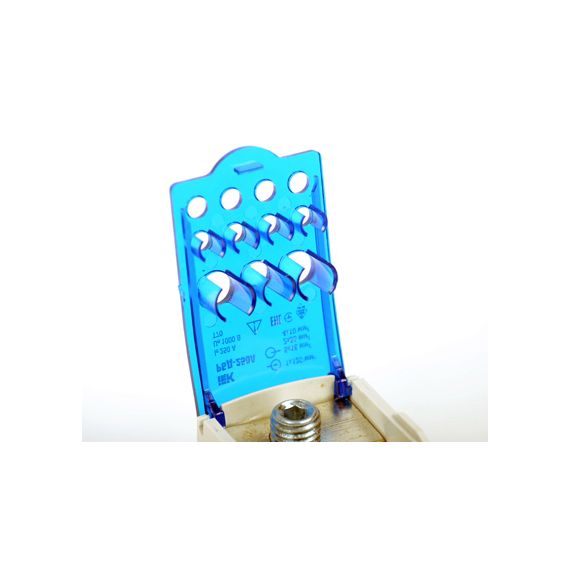 Прозрачная лицевая крышка для визуального контроля и защиты от прикосновения к токоведущим частям до