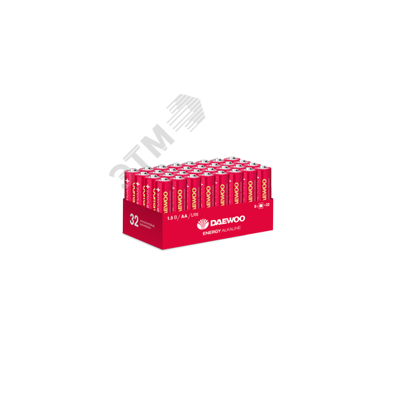 Элемент питания LR 6 (AA) DAEWOO Energy Alkaline, упаковка 32 шт. JazzWay 5030053