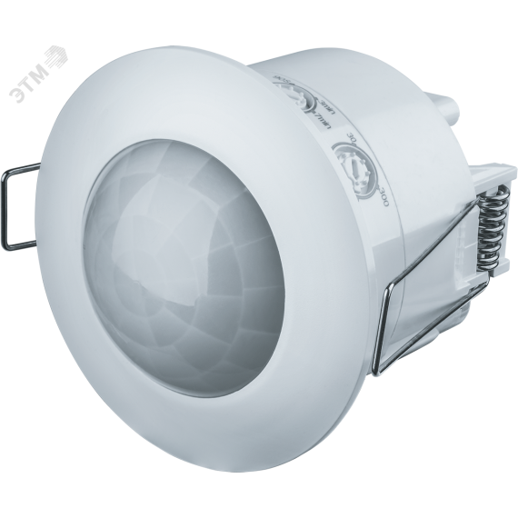 Датчик движения ИК встраиваемый 1200w 360 градусов 6м IP33 белый Navigator Group 61580