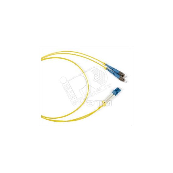 Патч-корд волоконно-оптический (шнур) SM 9/125 (OS2) FC/APC-LC/APC duple* LSZH 1 м Hyperline 27833