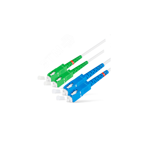Шнур оптический dpc SC/UPC-SC/APC 9/125 G.657A1 2.0мм 30м LSZH (патч-корд) NTSS NTSS-DPC-657-SC/U-SC/A-2.0-30