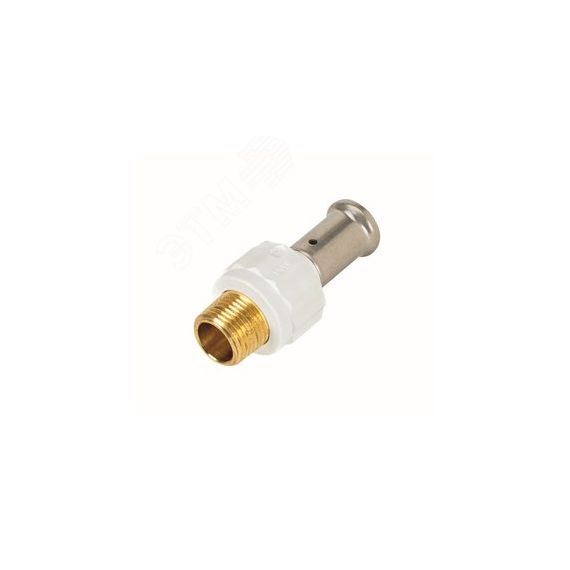 Муфта НР, ПВДФ пресс (белая), 16x1/2 Henco 17PKW-1604