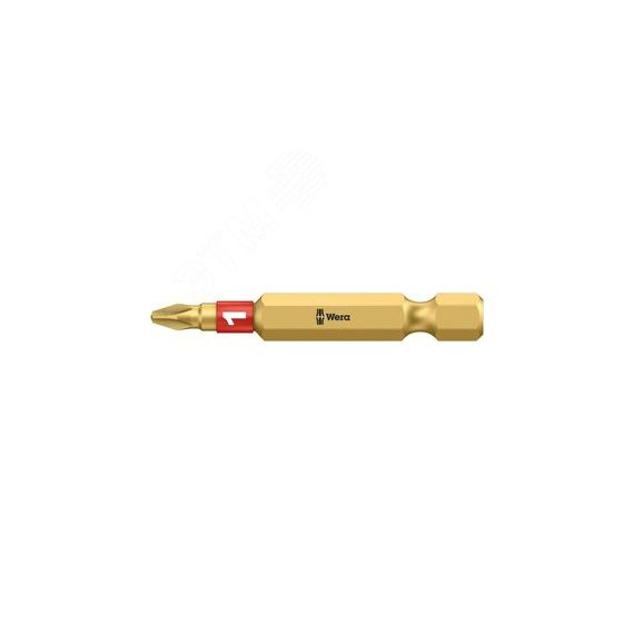 Бита биторсионная 851/4 BDC PH алмазное покрытие хвостовик 1/4 E 6.3 PH 1 x 50 мм WERA WE-059530