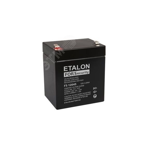 Аккумулятор FS 12В 4,5Ач Etalon Battery FS 12045