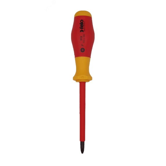 Отвертка диэлектрическая крестовая PZ2X100 Felo 91520390