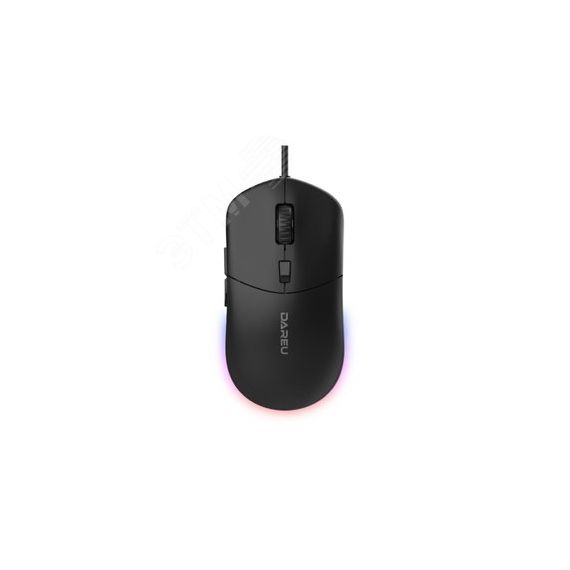 Мышь проводная 800-6400 dpi, подсветка RGB, 1.8 м, черный Dareu LM121 Black