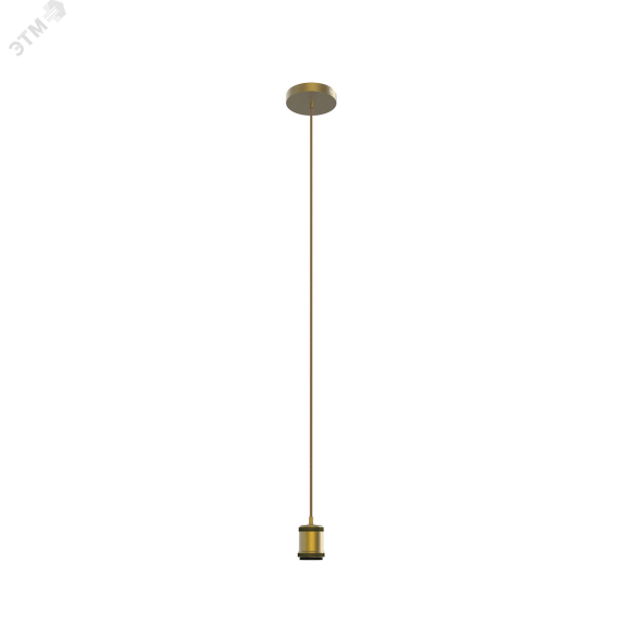 Светильник подвесной под лампу E27 1х60 Вт 200-240В IP20 1000х48 мм Бронзовый Decor Gauss Gauss PL022